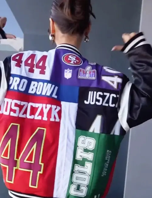 Kristin Juszczyk Super Bowl 2024 jacket