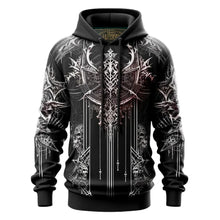 Men's Gothic Punk Fleece Hoodie