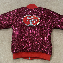 SF 49ers Red Sequins Jacket