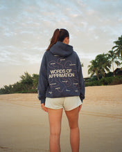 Blue Words of Affirmation Oversized Hoodie