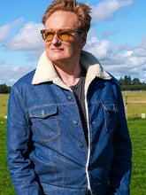 Conan O’Brien Must Go Sherpa Denim Jacket