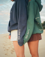 Blue Words of Affirmation Oversized Hoodie