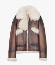 Steve Harvey Leather Aviator Jacket