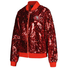 SF 49ers Red Sequins Jacket