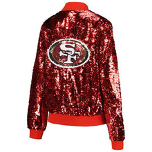 SF 49ers Red Sequins Jacket